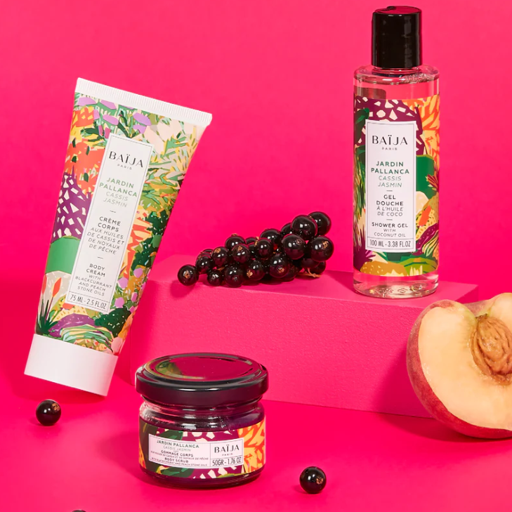 COFFRET SOIN DU CORPS JARDIN PALLANCA (1 crÚme corps 75ML + 1 gommage 76GR + 1 gel douche 100ML) image